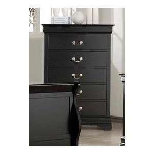   Louis Philippe Chest with Faux Marble Top by CrownMark