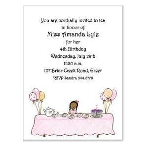 African American Tea Party Invitation  Grocery & Gourmet 