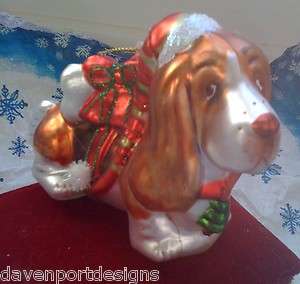   Christmas Tree Ornament George Washington Frenzy Hunting dogs  