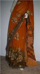   Designer Partywear saree sari Indian dress Belly dance outfit India