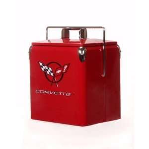  Classic Picnic Cooler Corvette Red Toys & Games