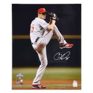Cole Hamels Philadelphia Phillies   2008 World Series   Autographed 