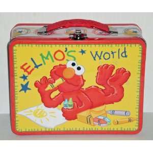  Elmos World Embossed Metal Lunch Box/ Carry All 