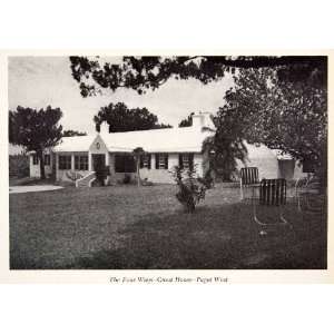  1947 Print Four Ways Guest House Paget West Bermuda Front 