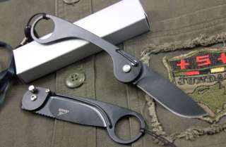 Black Gerber Shaft lock Steel Titanium ion Knife 60  