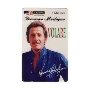   Card 5m Domenico Modugno (Italian Singer) Volare 
