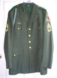 1959 Vietnam War US Army 2nd Armored Division Class A Uniform Coat 
