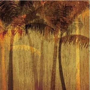  Amori 24W by 24H  Sunset Palms I CANVAS Edge #5 3/4 