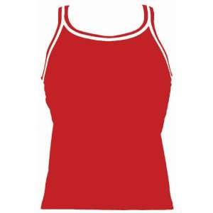   Dolfin Swimwear Core Basics Solid Tankini Top RED L 