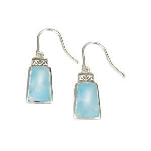    MarahLago   Larimar Hanna Earrings in Sterling Silver Jewelry