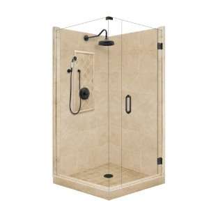   86H Sistine Stone Corner Shower Kit P21 3016P OB