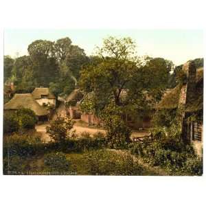  1890s photo Cockington Village, Torquay, England 