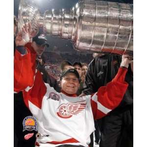  Vladimir Konstantinov with the 2002 Stanley Cup #27 , 8x10 