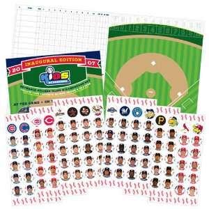 2007 National League Central Collectors Set Kids Scorecard  