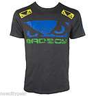Bad Boy UFC Brazil Brasil Walkout CHARCOAL Shirt Size L  