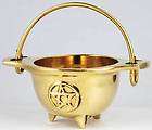 Small Brass Cauldron Pagan Cerridwen Wiccan Witchcraft Ritual