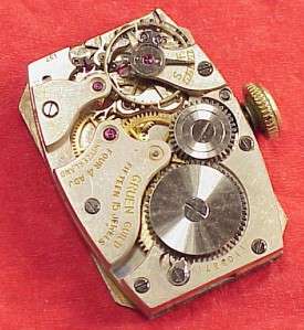 Vintage 14k goldfilled Gruen Caliber 157 Movement 1930 Wristwatch Case 