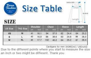 New soft knit slim fit cardigans sweater for men 9color Size M L XL