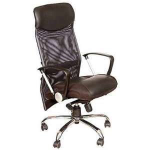  A high back leather mesh combination with executive swivel 