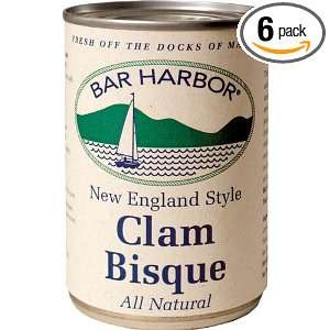 Bar Harbor All Natural Clam Bisque, 10.5 Ounce Cans (Pack of 6 