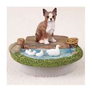  Brindle & White Chihuahua Candle Topper Tiny One A Day on 