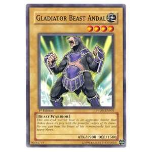   Darkness Gladiator Beast Andal PTDN EN001 Common [Toy] Toys & Games