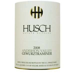   Husch Gewurztraminer Anderson Valley 750ml Grocery & Gourmet Food