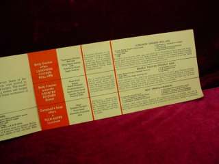 Vintage 1960 FAMILY CIRCLE Budget Saving MENUS & RECIPES Booklet 