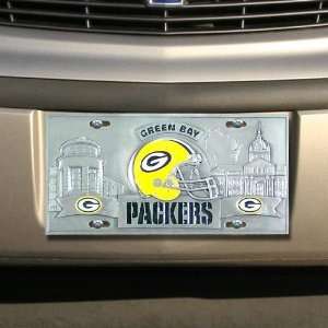   Bay Packers Heavy Duty Color Pewter License Plate