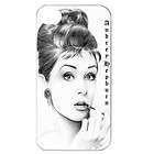 NEW Audrey Hepburn 2 Image in iPhone 4 or 4S Hard Plastic Case Cover