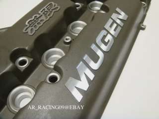 Valve cover grey Mugen Replica DOHC Vtec 99 00 Civic Si  