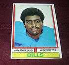1974 TOPPS FOOTBALL 105 AHMAD RASHAD ROOKIE SHARP NO R  