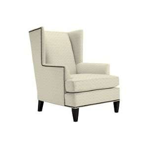  Williams Sonoma Home Anderson Wing Chair, Lattice, Ivory 