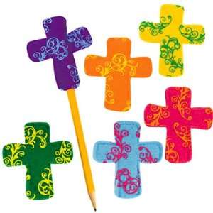  Cross Pencil Toppers (2 dz) Toys & Games