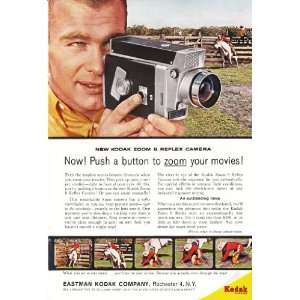   Reflex Movie Camera Ranch Original Vintage Print Ad 