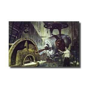  Machine Projects Radiations Through Steel To Detect Flaws Giclee Print