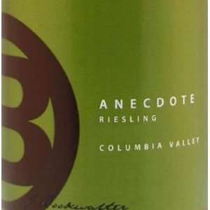  2009 Bookwalter Anecdote Riesling 750ml Grocery & Gourmet 