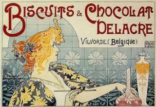  BISCUITS CHOCOLAT DELACRE VILVORDE BELGIQUE BELGIAN 