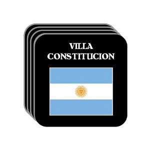 Argentina   VILLA CONSTITUCION Set of 4 Mini Mousepad Coasters