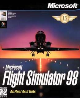   Simulator 98 PC CD fly pilot civilian air plane aircraft aviation game