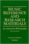 Music Reference and Research Materials An Annotated Bibliography 