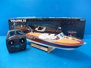   Volere 22 EP Electric R/C Classic Wooden Runabout AM 27MHz Almost RTR