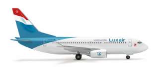 Herpa Wings 505161 Luxair Boeing 737 700 1/500 Scale Model  