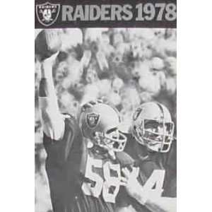    1978 Los Angeles Raiders Pocket Schedule