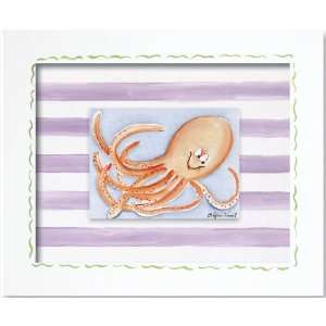  Octopus   Lilac Stripe Art by Doodlefish Kids Everything 