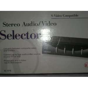  STEREO AUDIO/VIDEO SELECTOR Electronics