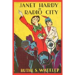  Janet Hardy in Radio City 12x18 Giclee on canvas
