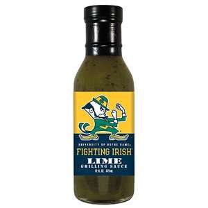  Notre Dame Fighting Irish NCAA Lime Grilling Sauce   12oz 