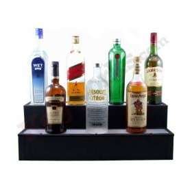  2 Tier Lighted Liquor Bottle Bar Shelves 102 Length 