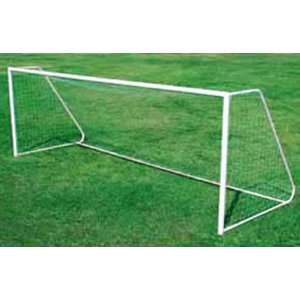 PROFESSIONAL Alum Posts Soccer Goals 6.5 X12 EA WHITE 6.5 X 12 X 2 X 